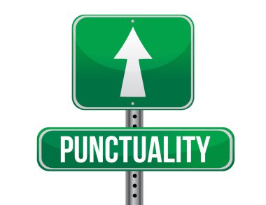 Dakiklik yol işareti illüstrasyon tasarımı