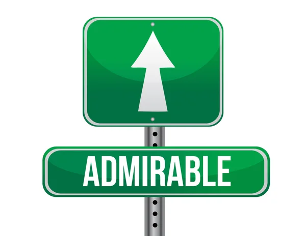 Admirable road sign illustration design — Stock Photo, Image