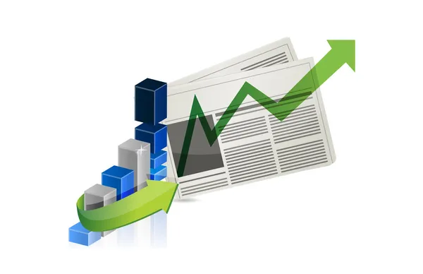 Дизайн для иллюстраций успеха бизнеса — стоковое фото
