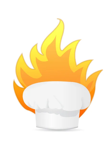 Cooking with fire illustration design — Stock Photo, Image