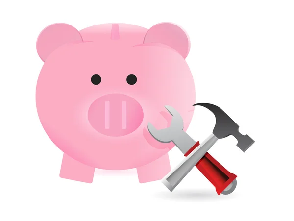 Economy savings tools — Stock Photo, Image