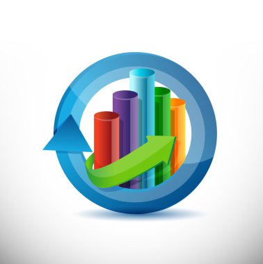 iş döngüsü grafiği grafik illüstrasyon