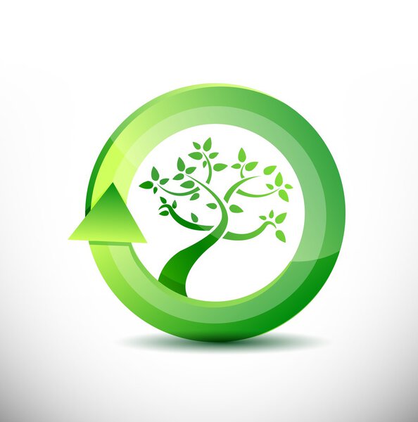 environment tree eco friendly concept