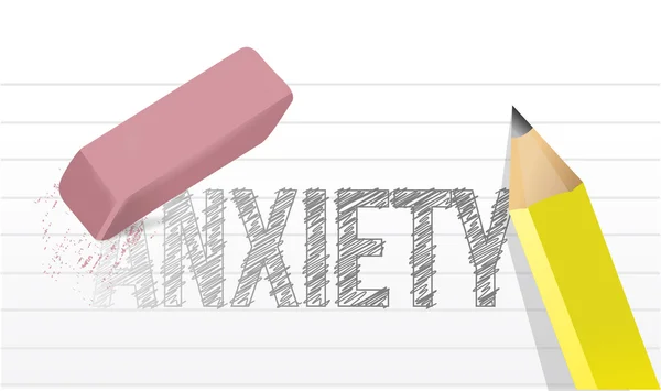 Deleting anxiety concept illustration design — Stock Photo, Image