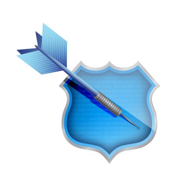 Hedef kalkan illüstrasyon tasarımı