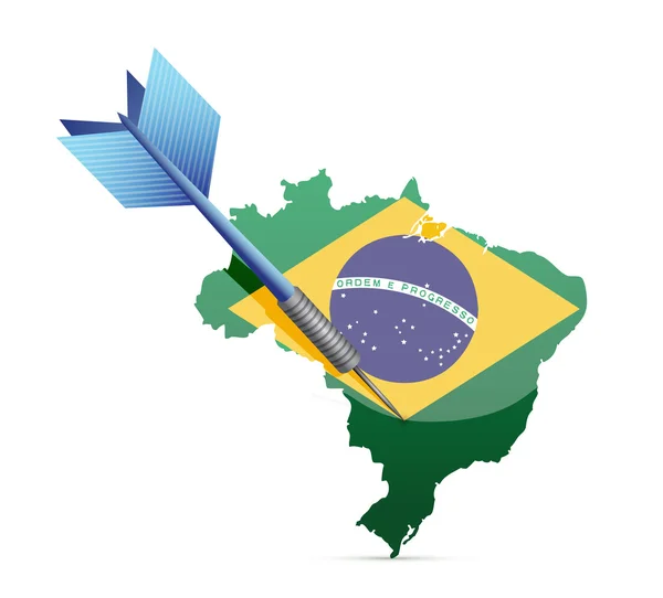 Market in brazil concept illustration — Stock Photo, Image