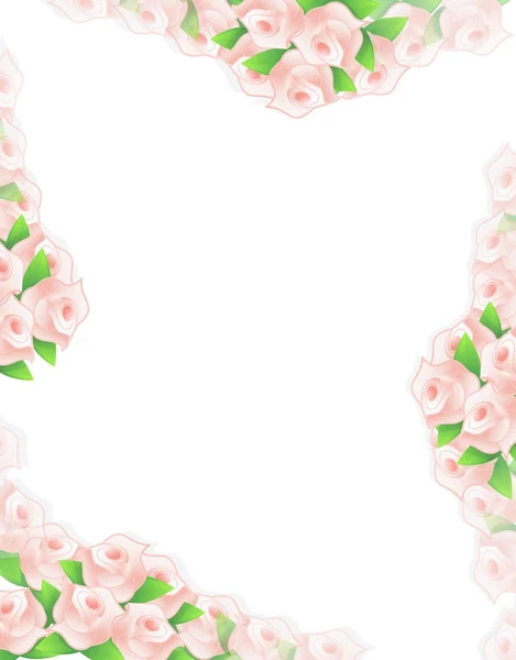 Soft color flowers illustration designs — Stock Photo, Image