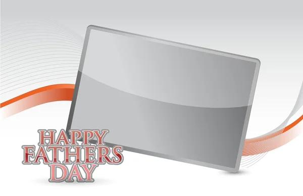 Happy fathers day card illustration design — Stock Photo, Image