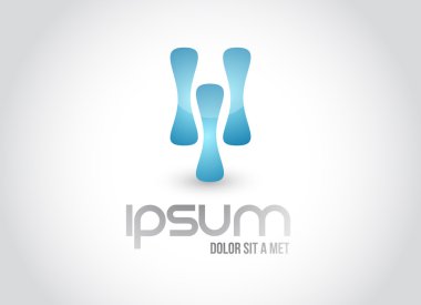 teknoloji kavramı logo sembol illüstrasyon tasarımı