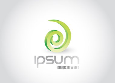 sarmal sembol çizimde tasarım logo