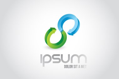 ekip çalışması link logo sembol illüstrasyon tasarımı