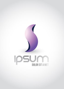soyut logo sembol illüstrasyon tasarımı