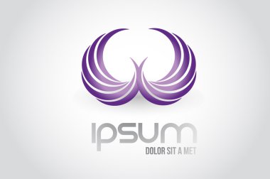 logo sembol illüstrasyon kanat