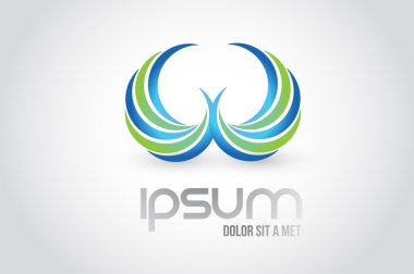 logo sembol illüstrasyon kanat