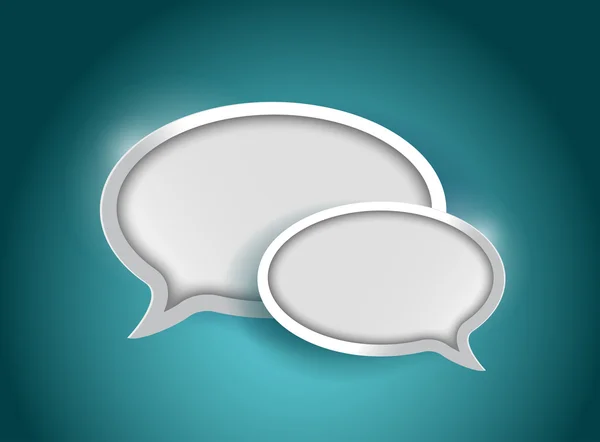 Speech bubble, communication concept illustration — Stock Photo, Image