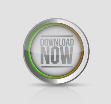 şık download şimdi düğme. resim tasarım