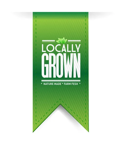 Locally grown banner concept illustration design — Stock Photo, Image