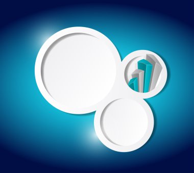 iş metin iletişimi kabarcıklar şablonu