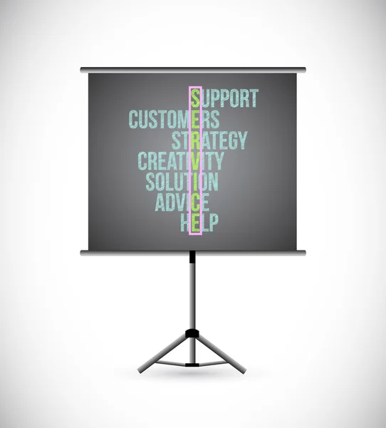 Customer Service Concept illustration design — Stock Photo, Image