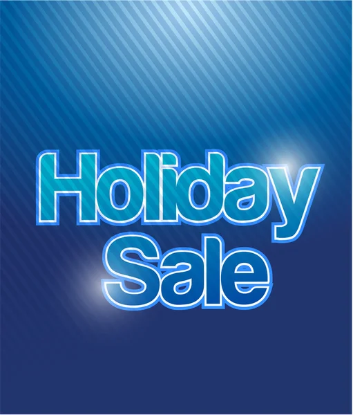 Banner de venta de vacaciones azul — Foto de Stock