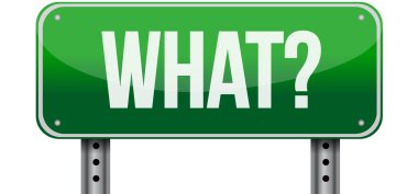 Ne yeşil yol işareti illüstrasyon