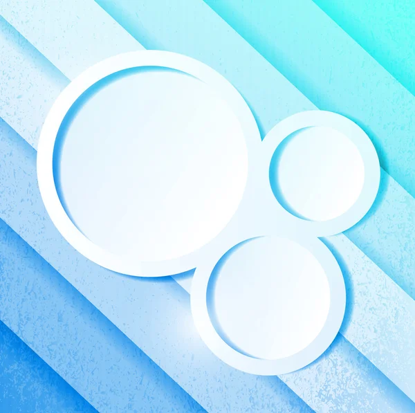 Aqua Blå papper linjer och cirklar — Stockfoto