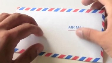 bir mektup - adres veya e-posta alma