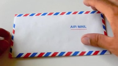 bir mektup - adres veya e-posta alma