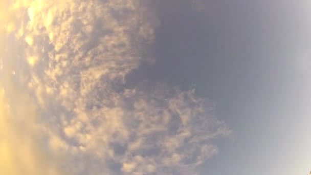 Tramonto nuvole — Video Stock