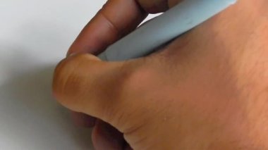 sağ el Merhaba üzerine beyaz yazılı