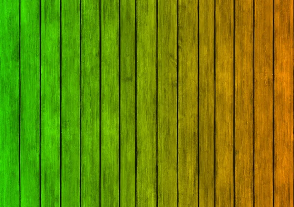 Paneles de madera verde y naranja textura fondo —  Fotos de Stock