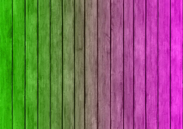 Зеленый и фиолетовый деревянные панели текстура фона — стоковое фото