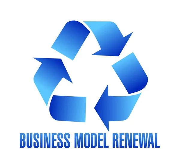 Business model vernieuwing illustratie — Stockfoto
