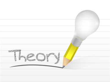 bir ampul fikir kalemle yazılmış teorisi