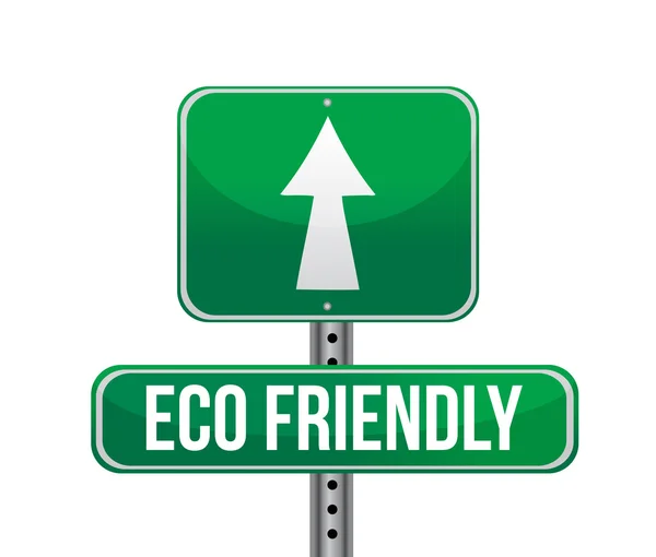 Eco-Friendly Sign illustration design — Stock Photo, Image