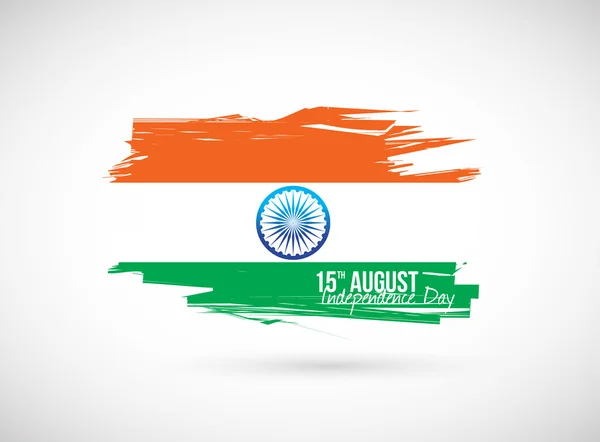 Bandeira indiana. dia de independência design — Fotografia de Stock