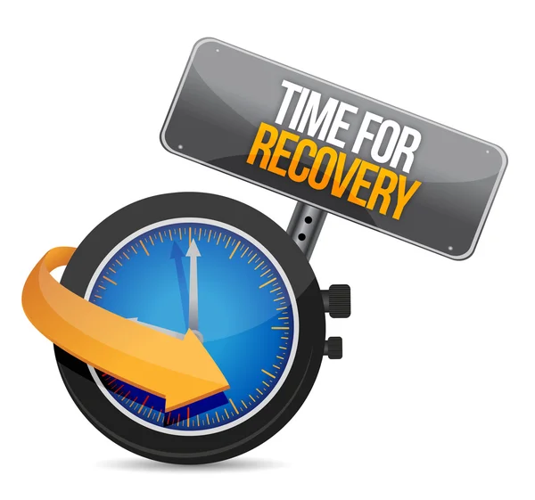 Time for recovery concept illustration — Stock Photo, Image