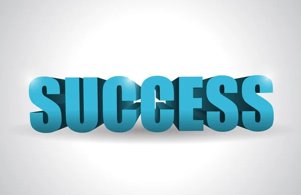 Success text illustration design — Stock Photo, Image