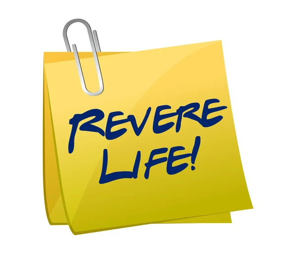 Revere life post illustration design — Stock Photo, Image