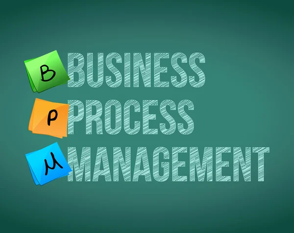 Business process management sign illustration — Stock Photo, Image