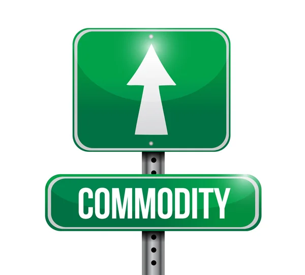 Commodity road sign illustration design — Stock Photo, Image