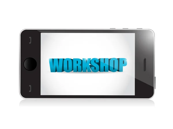 Phone. workshop illustration design — Stock Photo, Image