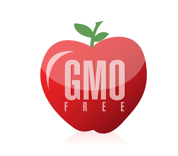 Gmo free food ilustração design — Fotografia de Stock