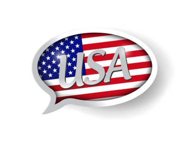 Bize mesaj kabarcık illüstrasyon tasarımı