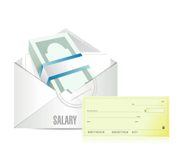 Salary illustration design — Stock Photo, Image