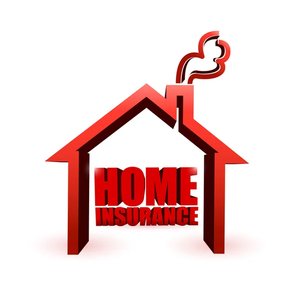 Home insurance illustration design graphic — Stock Photo, Image