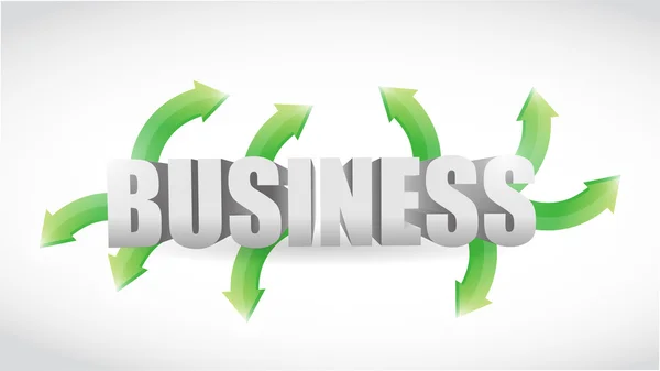 Business sätt. konceptdesign illustration — Stockfoto