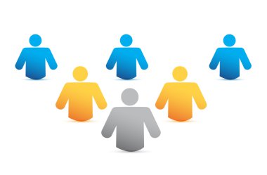 Simgenin Ağ illüstrasyon tasarımı