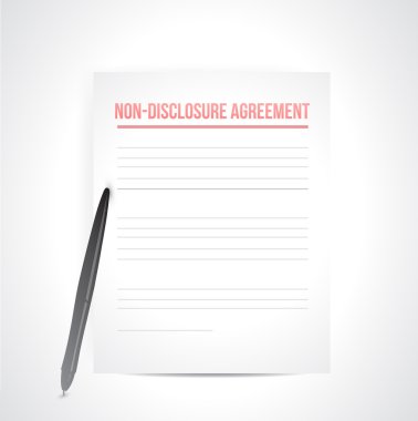non disclosure agreement docs clipart