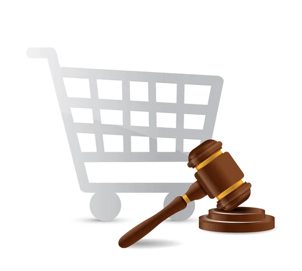 Concepção da ilustração do direito do consumidor — Fotografia de Stock